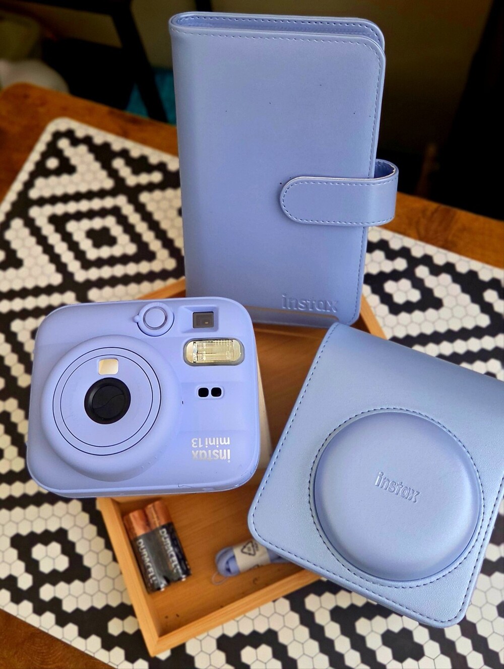 Fujifilm Instax Mini 13 Instant Camera Kit in Light Blue